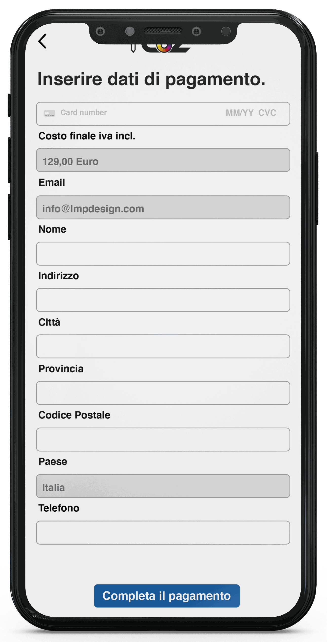 Odoo - Esempio 1 per tre colonne